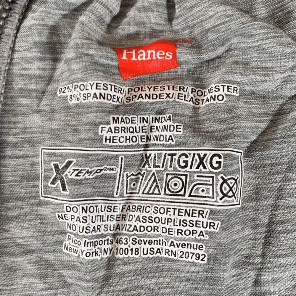 Hanes Men's Big & Tall X-Temp Stretch Jersey Lounge Set Light Grey - XL - Picture 8 of 8